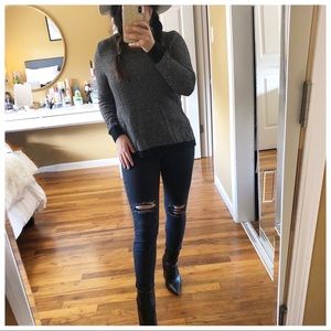 MADEWELL Dotweave Texture Pullover Sweater